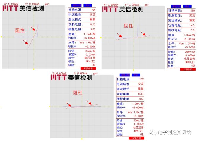 失效三極管、正常三極管引腳間半導(dǎo)體特性